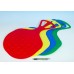 Kluzák Mrazík plast 58x35cm zelený 18106221