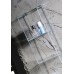 SAPHO STELA 20100 skleněná policová skříňka 20x100x10cm, extra čiré sklo