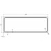 SAPHO GEMINI 22359 zrcadlo s LED osvětlením 140x50cm