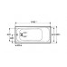 Jika OLYMP vana 170x80cm 2.2581.9.000.000.1