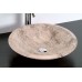 SAPHO BLOK 2401-05 kamenné umyvadlo průměr 45cm, výška 11cm, leštěný korál