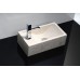 SAPHO BLOK 2401-09 kamenné umyvadlo 40x22x12cm, matný béžový travertin
