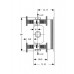 IDEAL Standard universal EASY-BOX pro vanovou nebo sprchovou baterii A1000NU