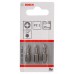 BOSCH Extra-Hart Šroubovací bit zvlášť tvrdý PZ 1, 25mm, 3ks 2607001554