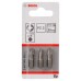 BOSCH Extra-Hart Šroubovací bit zvlášť tvrdý ,PZ 3, 25 mm, 3ks 2607001562