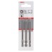 BOSCH 3dílná sada šroubovacích bitů Extra-Hart PZ1; PZ2; PZ3; 89 mm 2607001761
