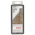 BOSCH Sada spirálových vrtáků do kovu HSS-TiN, Robust Line, 135° 2–8 mm, 6 kusů 2607010530