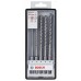 BOSCH Sada vrtáků SDS plus-7X, 5 ks pr. 6/6/8/8/10 mm, 2608576200