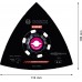 BOSCH Brusná deska karbidová EXPERT MAVZ 116 RT10, 116 mm 2608900051