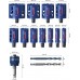 BOSCH Saw Set Děrovka EXPERT Multi Material Power Change Plus Hole, 20; 22; 25; 32; 35; 40; 44; 51; 60; 64; 76 x 60 mm, 14 pcs 2608901908