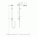 Hansgrohe RAINDANCE Connect 240 Showerpipe Rameno 460 DN15, chrom 27164000