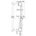Hansgrohe CROMA Unica´C Sprchová tyč 0,65 m, chrom 27611000