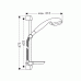 Hansgrohe CROMA Sprchová sada 2jet / Unica´S 0,65 m DN15, chrom 27753000