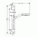 Hansgrohe RAINDANCE Sprchová sada S 150 AIR 3jet/ Unica´S Puro 0,90 m DN15, chrom 27895000