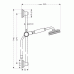 Hansgrohe AXOR CARLTON Sprchová sada DN15, chrom/zlato 27947090