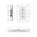 Hansgrohe RAINDANCE Rainmaker 680 mm x 460 mm DN15 s osvětlením, chrom 28418000