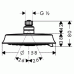 Hansgrohe RAINDANCE C 150 AIR 3jet Horní sprcha DN15, chrom 28471000