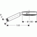 Hansgrohe RAINDANCE S 100 AIR 1jet Ruční sprcha DN15, vzhled nerezu 28509800