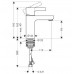 Hansgrohe METRIS S Páková umyvadlová baterie, chrom 31068000