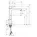 Hansgrohe METRIS umyvadlová baterie vysoká chrom 31082000
