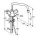 KLUDI Standard dřezová baterie chrom 319190515