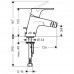 Hansgrohe FOCUS E2 Páková bidetová baterie, chrom 31920000