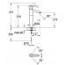 GROHE Tenso umyvadlová baterie DN 15, chrom 32427000