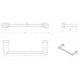 SAPHO TEXAS 372135 držák ručníků 350x10mm, chrom
