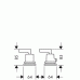Hansgrohe AXOR CITTERIO Dvouotv. termostat na okraj vany s ovl. páčkami, chrom 39482000