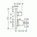 Hansgrohe AXOR CITTERIO Termostat pod omítku s uzavíracím ventilem, chrom 39705000