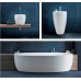 LAUFEN IL BAGNO ALESSI One umyvadlo 53x53 cm, samostatně stojící, LCC 8.1197.2.400.109.1