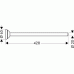 Hansgrohe AXOR CARLTON Držák na ručník, chrom/zlato 41420090