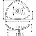 Hansgrohe AXOR MASSAUD Umyvadlová mísa 600 mm, bílá 42305000