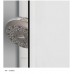 RONAL PUR52 Pur dvoukřídlé dveře pro pětiúhelník, <2m, chrom/Cristal perly PUR52SM21044