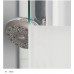 RONAL PLS4 Pur Light S posuvné dveře + 2stěny, 160-200cm, aluchrom/sklo čiré PLS4SM45007
