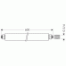 Hansgrohe Ohebná připojovací trubka 600 mm DN20 58191000