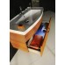 SAPHO VIOLA 59332 skříňka policová 40x140x20cm, třešeň