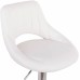 G21 Barová židle Aletra koženková, prošívaná bílá 60023186