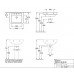 Villeroy & Boch Subway Umyvadlo 600x470 mm,s přepadem, bílá alpin 61366001