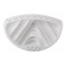 AQUALINE TECNO podhlavník 30x20cm, béžová 68609
