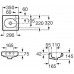 Roca Meridian umývátko 35 x 32 cm, maxiClean 732724900M