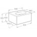 Roca Unik Meridian umyvadlo do nábytku 85 × 46,5 cm (samostatně bez skříňky) 732724M000