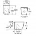 Roca Meridian Compacto samostatně stojící WC kapotované, hluboké splachování 7347247000