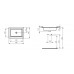 IDEAL Standard STRADA umyvadlo zápustné pod desku 595 x 435 x 170 K0779MA