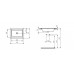 IDEAL Standard STRADA umyvadlo zápustné 595 x 435 x 170 K078001