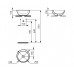 IDEAL Standard STRADA umyvadlo na desku kruhové 340 x 340 x 155 K079301