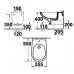 Gustavsberg SAVAL závěsný bidet, bílá 55x35,5 7G430001