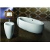 LAUFEN IL BAGNO ALESSI One umyvadlo 53x53 cm, samostatně stojící, LCC 8.1197.2.400.109.1