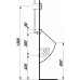 LAUFEN IL BAGNO ALESSI ONE Urinál včetně montážní sady, bez mušky, LCC, 8.4097.5.400.000.1