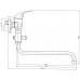 NOVASERVIS TITANIA IRIS paneláková nástěnná vanová baterie 150 mm chrom 92071/1,0